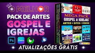Pack Instagram Gospel e para Igrejas Edit&aacute;veis no Canva, PS e Corel | +Sites + V&iacute;deos | BAIXE AGORA