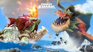 MIGHTY MATRIARCH VS SHARKNAROK! - Hungry Shark World VS Hungry Shark Evolution
