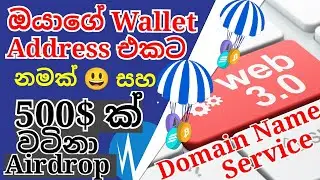 How to Claim Domain on Name Service For Your Wallet Name | Name Service Airdrop Sinhala | WwCf
