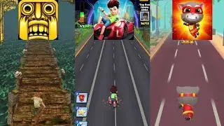 Subway Jake 🆚 Talking Tom 🆚 Temple Hero 🆚 Temple Warrior 🎮 Endless Run Showdown!