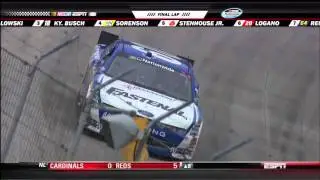 Clint Bowyer Near-Flip at Dover 2011 (HD)
