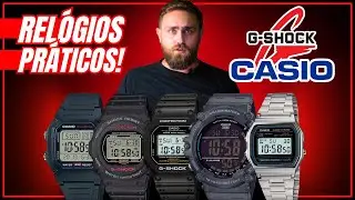 TOP 5 REL&Oacute;GIOS DIGITAIS DA CASIO E G-SHOCK!