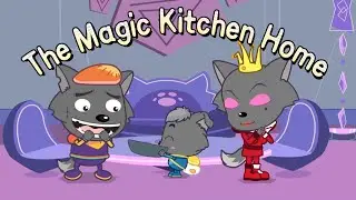 The Magic Kitchen Home|Nursery rhymes|PleasantGoatandBigBig Wolf|pre-school|songs|Invention fun