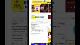 Bsnl fiber recharge/pay bsnl bill #bsnl #bsnlfiber #recharge #billpay #viral #viralshort #india