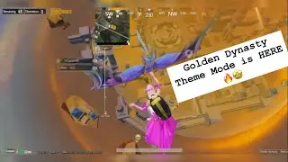 Golden Dynasty Theme Mode is HERE🔥🤩PUBG MOBILE | BGMI