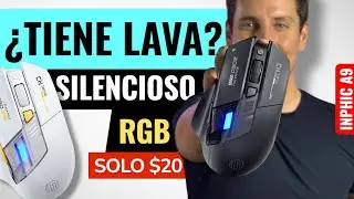 🔥🌋Este mouse tiene LAVA! 🌋🔥 | INPHIC A9 Explorer Review MOUSE INPHIC A9 EXPLORER español