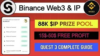 Binance Web3 Wallet Story Airdrop | Binance Story Protocol Airdrop | How to Complete All Task