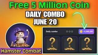 HamsterKombat Daily combo June 20 @Hamstercombacthunter @dailycombo