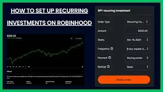 HOW TO SET UP RECURRING INVESTMENTS ON ROBINHOOD | STEP-BY-STEP GUIDE