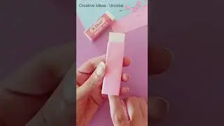 Make your simple Eraser Unique 😎⚡ | Homemade Eraser Decoration #shorts Creative Ideas - Urooba