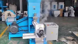 floating fish feed extruder machine correct startup steps