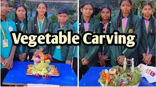Fruits & Vegetables Carving।। Circle Public School, Bundu।। 
