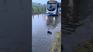 Clearing up the FLOODED Roads of Northern Ireland 😮🌧️ Rain takes over #northernireland #storm