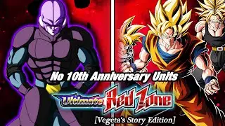 Vegeta Story Red Zone Universe 6 Saga No 10th Anniversary Units (DBZ Dokkan Battle)