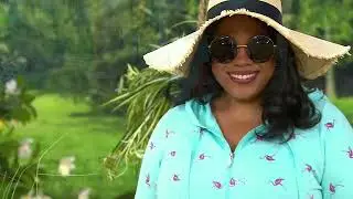 Denim & Co. Beach Printed Zip Front Hooded Cover-Up on QVC