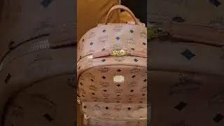MCM  BACKPACK STARK IN VISETOS COGNAC - LARGE #mcm #bag #preloved #bag