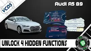 AUDI A5 B9 CODING WITH VCDS | 5 HIDDEN FEATURES YOU SHOULD ACTIVATE