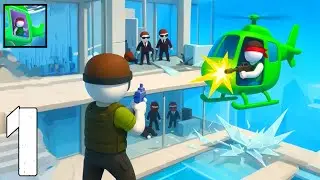 HellCopter - Gameplay Walkthrough Part 1 - Clear The Sky Of Foes (Android, iOS)