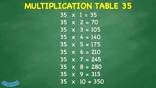Multiplication Table 35