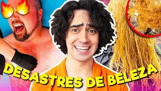 PIORES DESASTRES DE SALÃO DE BELEZA (e vamos de ficar feia kkkk)