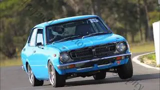 130km/h wheel lift at the track - KE30 Corolla