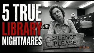 5 Terrifying TRUE Library Horror Stories | Dark Screen Rain Sounds | Audio Scary Stories