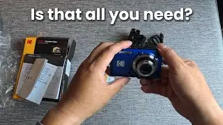 camera weight only 105g Kodak PIXPRO FZ55 unboxing - ASMR