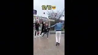 rating strangers' skills on the street #basketball #football #sports #ishowspeed #mrbeast
