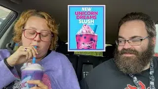 Trying Sonic's New Unicorn Dream Slush Drink With Boba - 2025