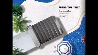 TSPK Rolling Up Cover for Swim Spas with excellent loading capacity