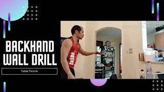 Table Tennis Wall Drill