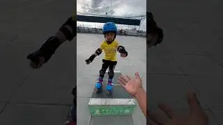 4 yrs kid skating ! Skate session ! Skating classes in Mysore ! Oxelo skates