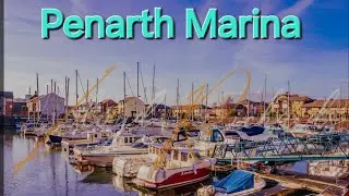 penarth marina drone footage