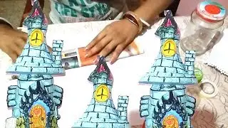 Fairy house with paper clay || Crafts with paper clay