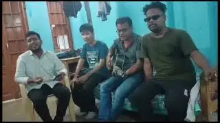 EVENING IN RKB BOYS' HOSTEL,COSMO hostel Cotton University.  Jagadish Sarma guitar