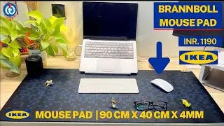 IKEA BRANNBOLL Large Mouse Pad Review | 90 CM x 40 CM x 4 MM