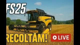 🔴 FARMING SIMULATOR 25 #3 🔴 LIVE DE PE CAMP ! RECOLTAM !! UN NOU INCEPUT . MULTIPLAYER !!
