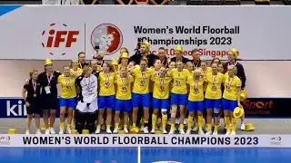 Sverige tar VM Guld i innebandy. 2023