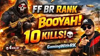 Solo BR Rank 10 Kills 🔥 BOOYAH | FF Pro Play | GameWithRK #freefire #booyah #viralvideo 
