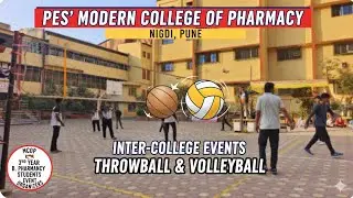 PES'MCOP,Nigdi,Pune, Inter College Games #throwball #volleyball #pharmcist#viralvideo #sports #virel