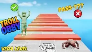 Playing freefire troll obby craftland map