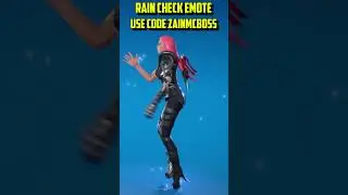 RAIN ON ME EMOTE ( RAIN CHECK ) #ladygaga  #ladygagaemote #fortnite