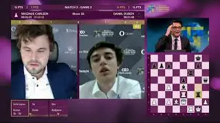 Magnus Carlsen blunders his queen and rage quits
