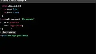 Learn Swift: How to update properties of a struct (Chapter 13 Lesson 6)