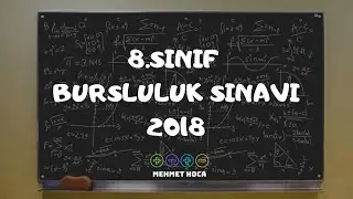 8-W) 8. Sınıf Bursluluk Sınavı Matematik Soru Çözümleri 2018