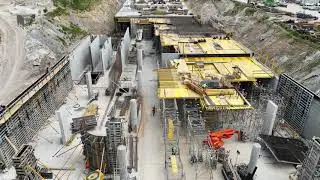 #121W ŁÓDŹ BUDOWA TUNELU ŚREDNICOWEGO, AL  WŁÓKNIARZY 06 06 2025 DRON
