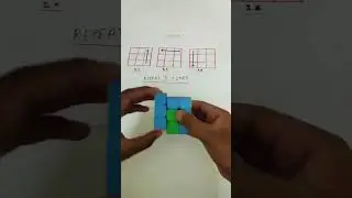 RUBIK'S CUBE TRICK, SOLVE IN 3 MOVES 😱 #shorts#trending #trickshots #trick  #rubikscubetrick #cube