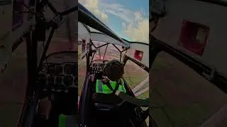 Aerobatic Cockpit View Barrel Roll #shorts #aerobatics #cockpit #aviation