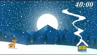 40 Minute Winter Timer with Calm Music