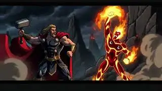 BEN 10 vs ALMIGHTY THOR | When Alien Power Meets Thunder God 🔥⚡
